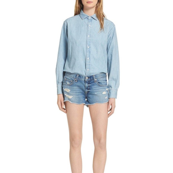Rag & Bone Cut Off denim Shorts - Picture 9 of 12